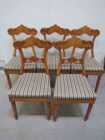 4894 - 5 x zidle dub cca 1920  novy caloun   -  1 kus  1 200 kc  4 X PRODANO